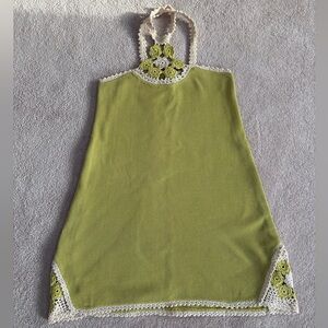 VINTAGE Handmade Crochet Dress